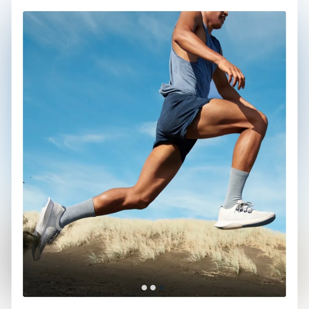 **SOLD** allbirds Tree Dasher Running Shoes Eclipse Solid Men 9.5 Euro 41.5 - Picture 15 of 16